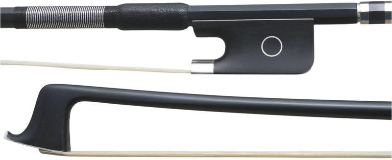 ARCRAW Store Viola Bow Carbon Fiber Stick Ebony Frog Natural Horsehair for Teacher Student Professional - Image 3